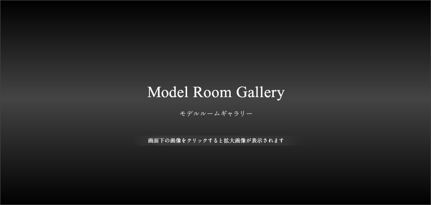 モデルルームギャラリー 画面下の画像をクリックすると拡大画像が表示されます
