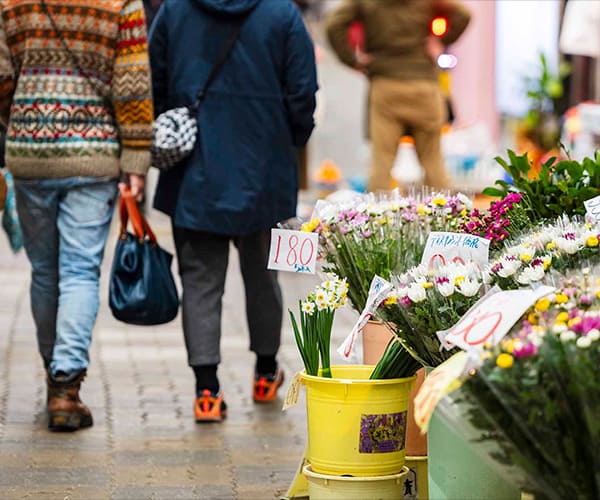 住吉商店街／徒歩2分（約110m）